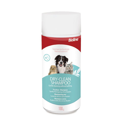 Bioline Dry Clean Shampoo for Cats and Dogs – No-rinse grooming shampoo