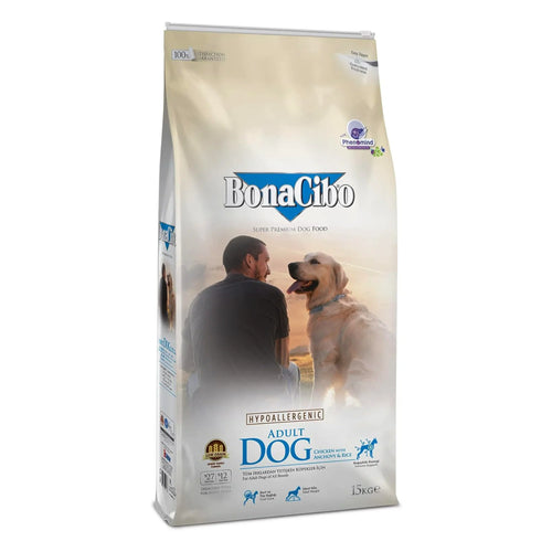 Bonacibo Adult Dog Chicken with Anchovy and Rice Dry Food