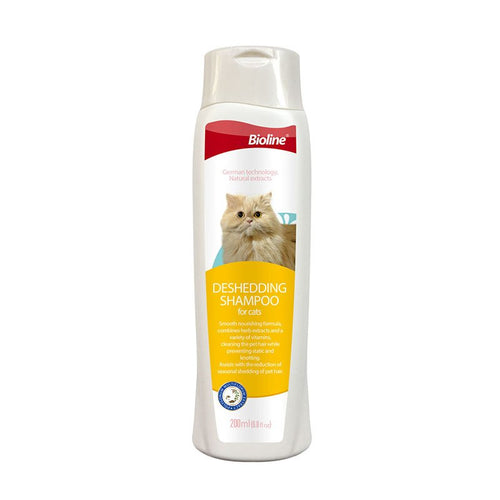 Deshedding Shampoo for Cats – Reduces shedding and strengthens coat