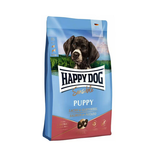 Happy Dog Puppy Sensible Salmon and Potato Dry Food for Sensitive Puppies