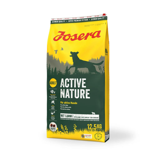 Josera Adult Dog Active Nature 12.5kg bag

Grain-free high energy dog food