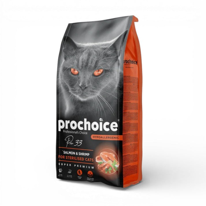 Prochoice Pro33 Salmon and Shrimp Adult Cat Dry Food