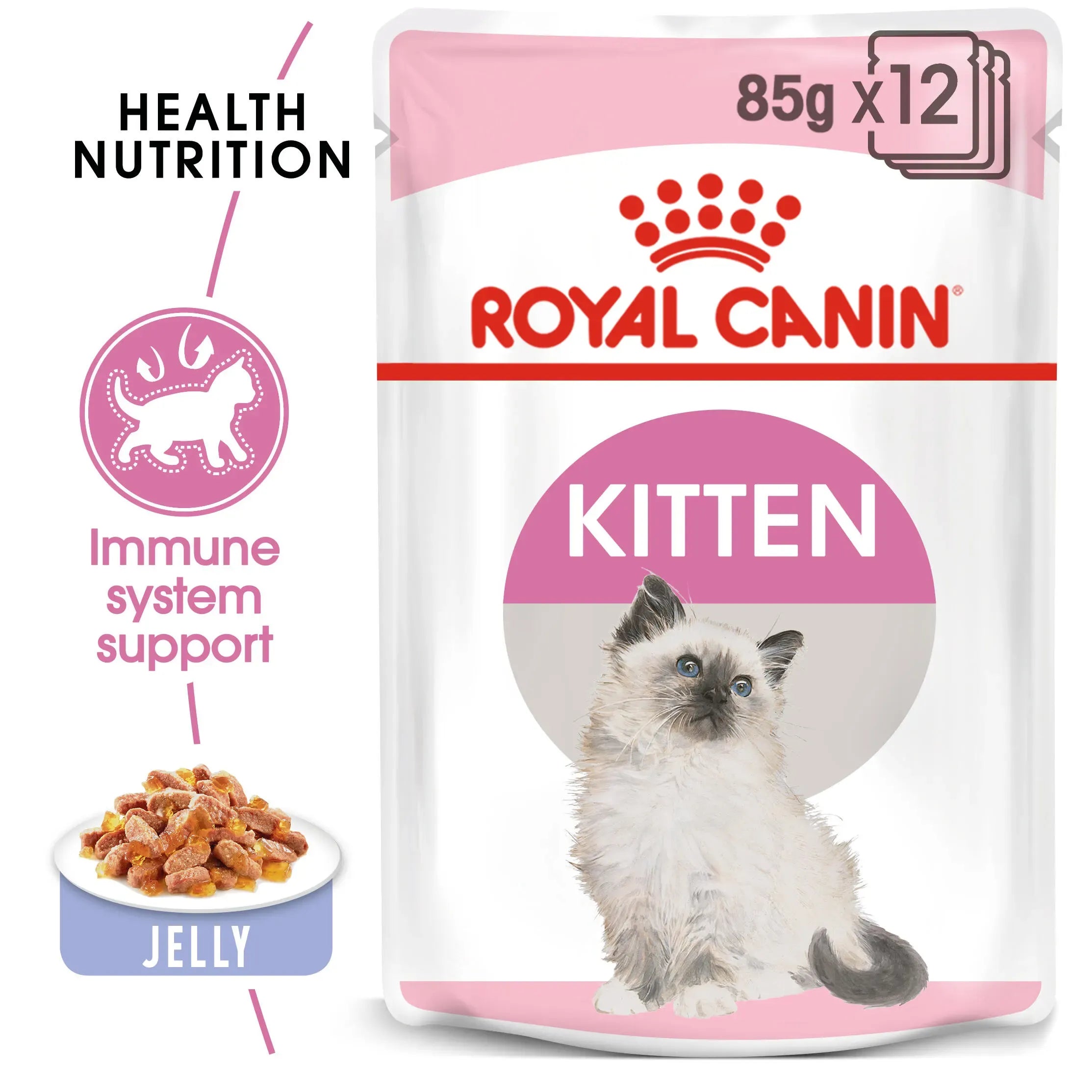 Royal Canin Kitten Jelly Wet Food for Healthy Growth